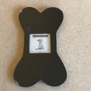 Dog bone portrait or landscape photo frame
